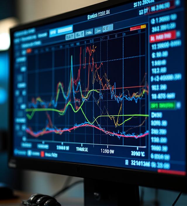 Computer monitor displaying dyno graph power curves
